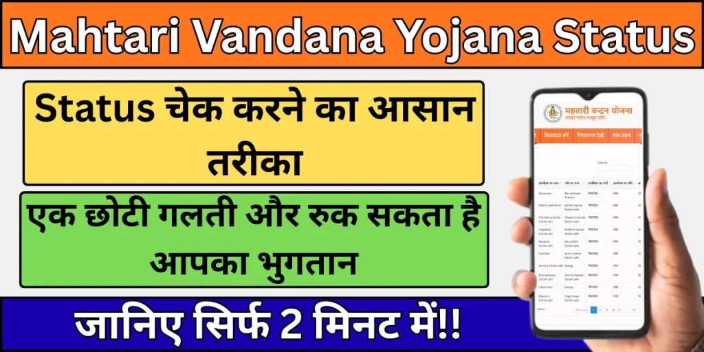 Mahtari Vandana Yojana Status